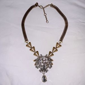 J.Crew Gold Statement Necklace